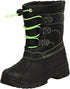 NORTY Tod Boys 4-6 Black/Lime Boots 50043 Prepack